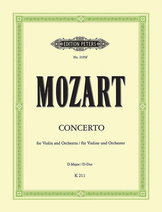 Book cover for Violin Concerto No.2 (With Cadenza)