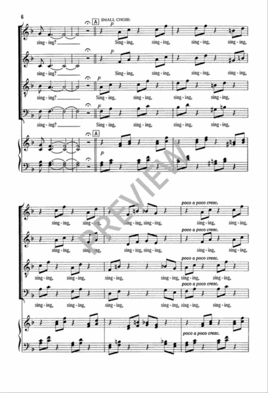 How Can I Keep from Singing Choir scores gallery preview page 7