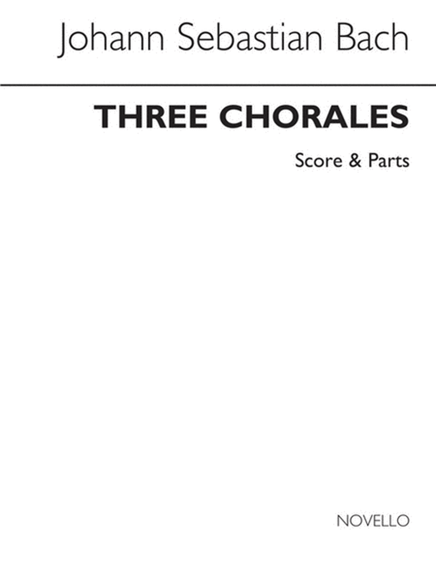 Bach 3 Chorales Brass Ensemble(Arc)