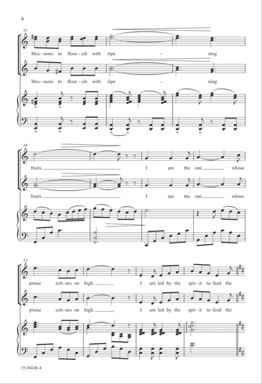 I Am the One I Am the One SSA scores gallery preview page 5