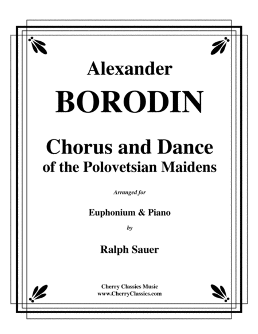 Chorus and Dance of the Polovetsian Maidens for Euphonium and Piano Choir scores gallery preview page 1