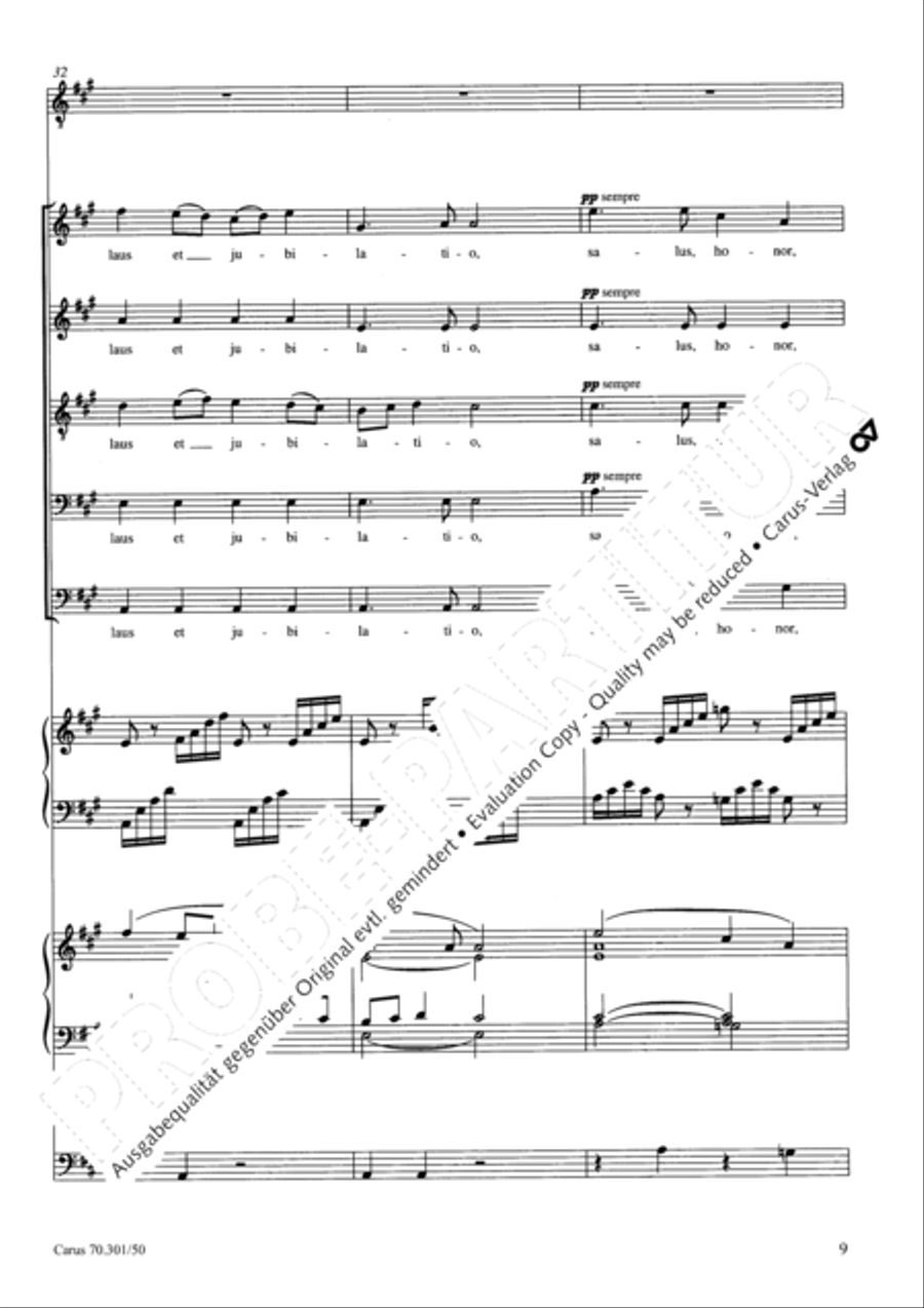 Tantum ergo in A major Choir scores gallery preview page 10