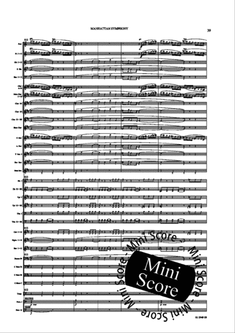 Manhattan Symphony Concert Band scores gallery preview page 43