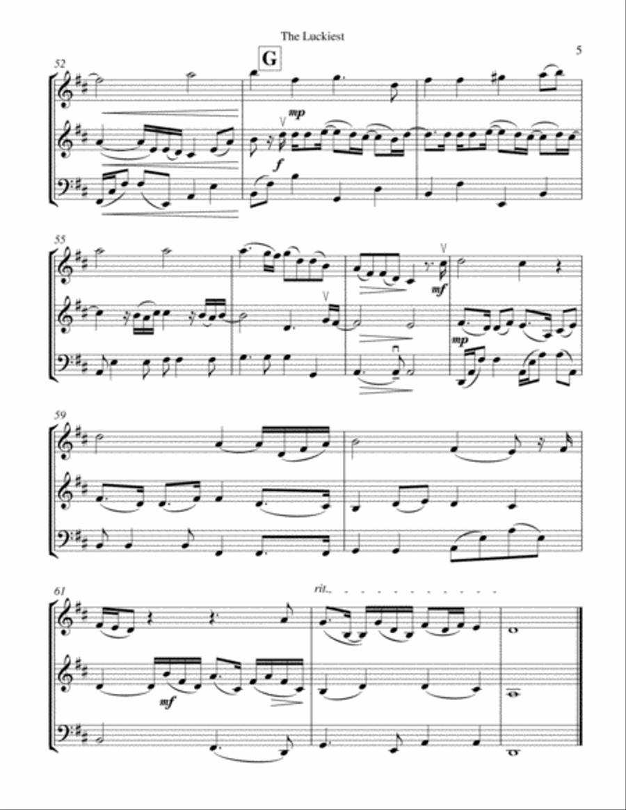 The Luckiest String Trio scores gallery preview page 6