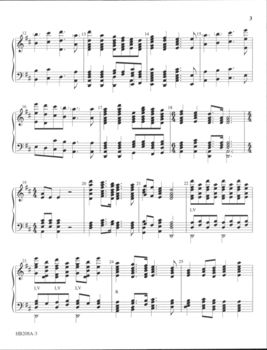 Christ Is Alive! All Christians Sing - handbell part 5-Octaves scores gallery preview page 3