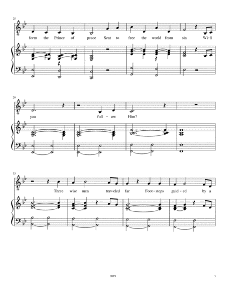 Light The World Light The World Voice scores gallery preview page 3
