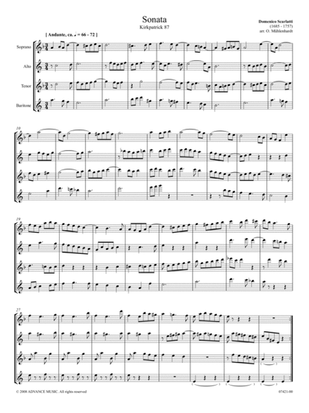 Sonata (Kirkpatrick 87), Sonata (Kirkpatrick 133)