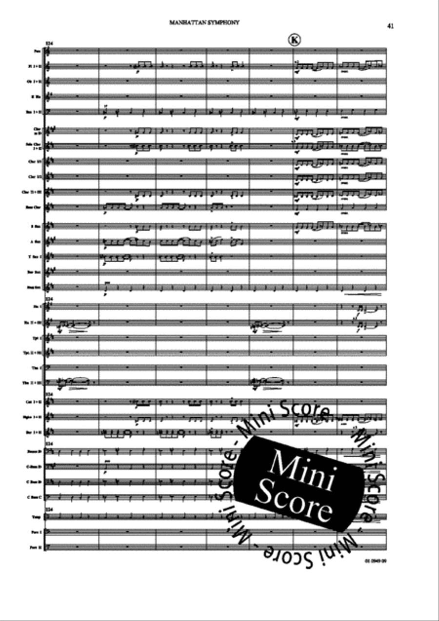 Manhattan Symphony Concert Band scores gallery preview page 45