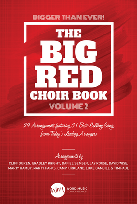 Book cover for The Big Red Choir Book, Volume 2 - Choral Book