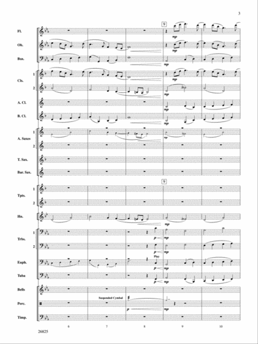 Poeme Poeme Concert Band scores gallery preview page 3