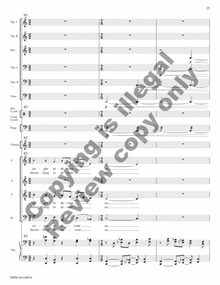 A Mighty Fortress is Our God (Rhythmic) (Full Score)