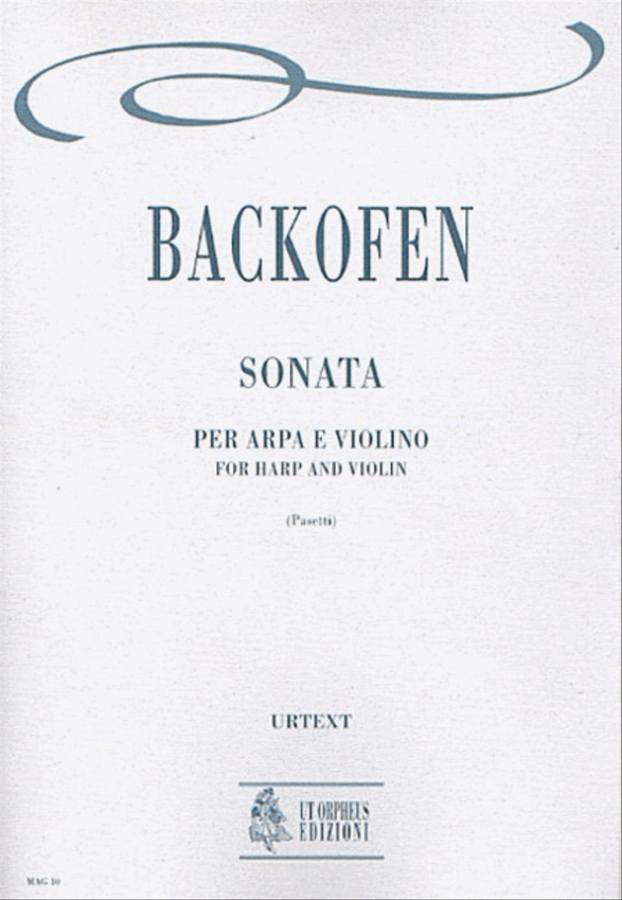 Sonata for Harp and Violin Harp scores gallery preview page 1