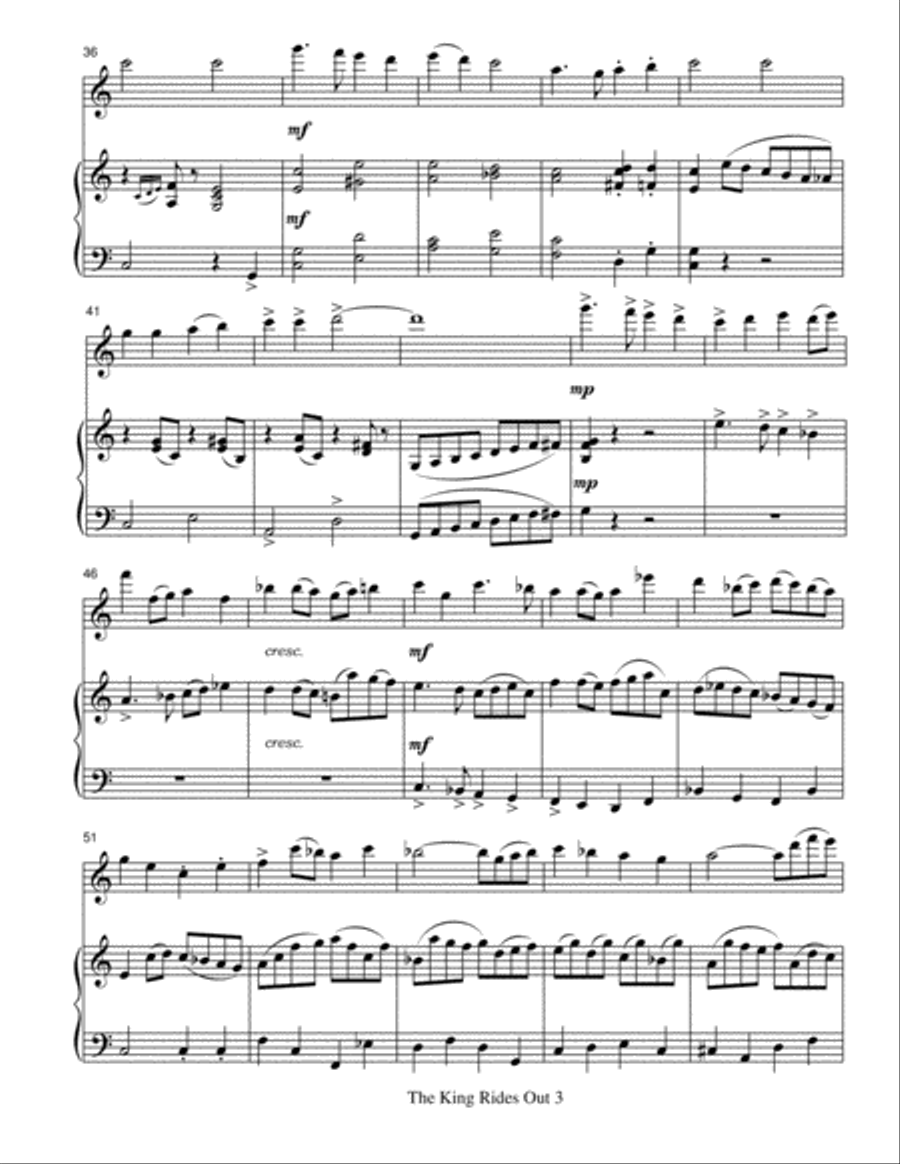 Christmas Adventures for Flute and Piano Flute Solo scores gallery preview page 5