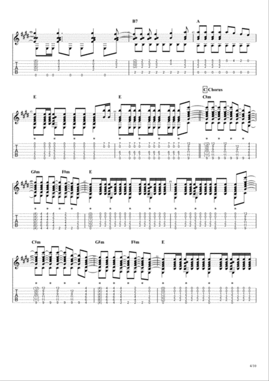 Roll Away Your Stone Roll Away Your Stone Electric Guitar scores gallery preview page 4
