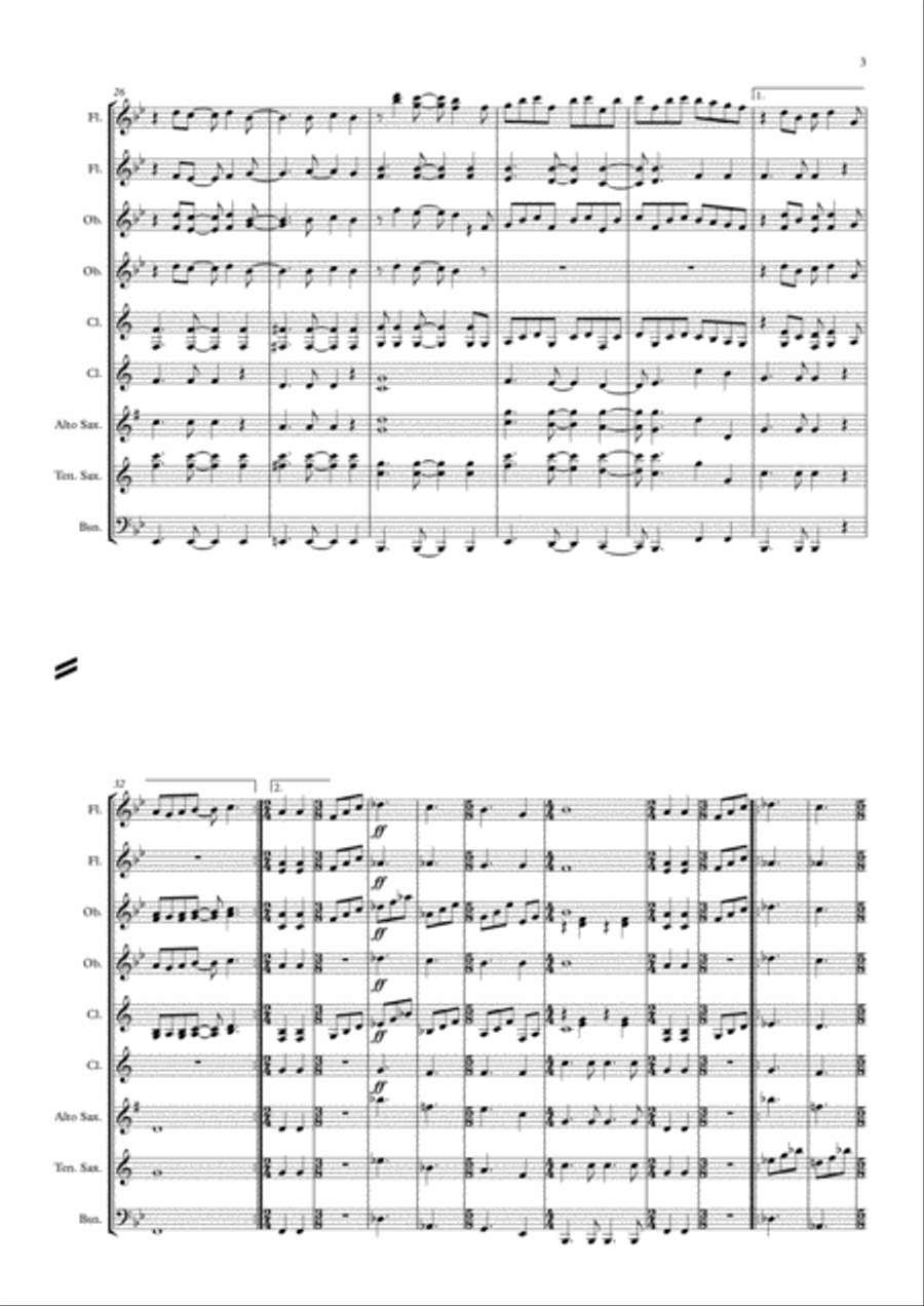 Here Comes The Sun Small Ensemble scores gallery preview page 3