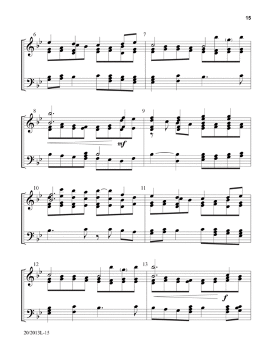 Praise and Thanksgiving Praise and Thanksgiving 3-Octaves scores gallery preview page 11