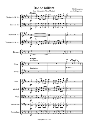 Rondò brillante, Op.102, for 2 Flute & Orchestra