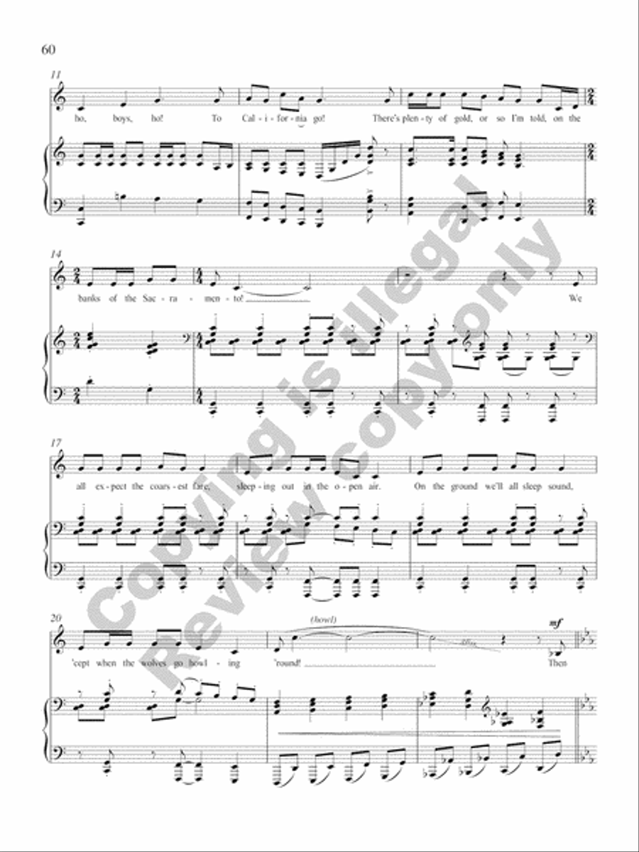American Folk Set Low Voice scores gallery preview page 48