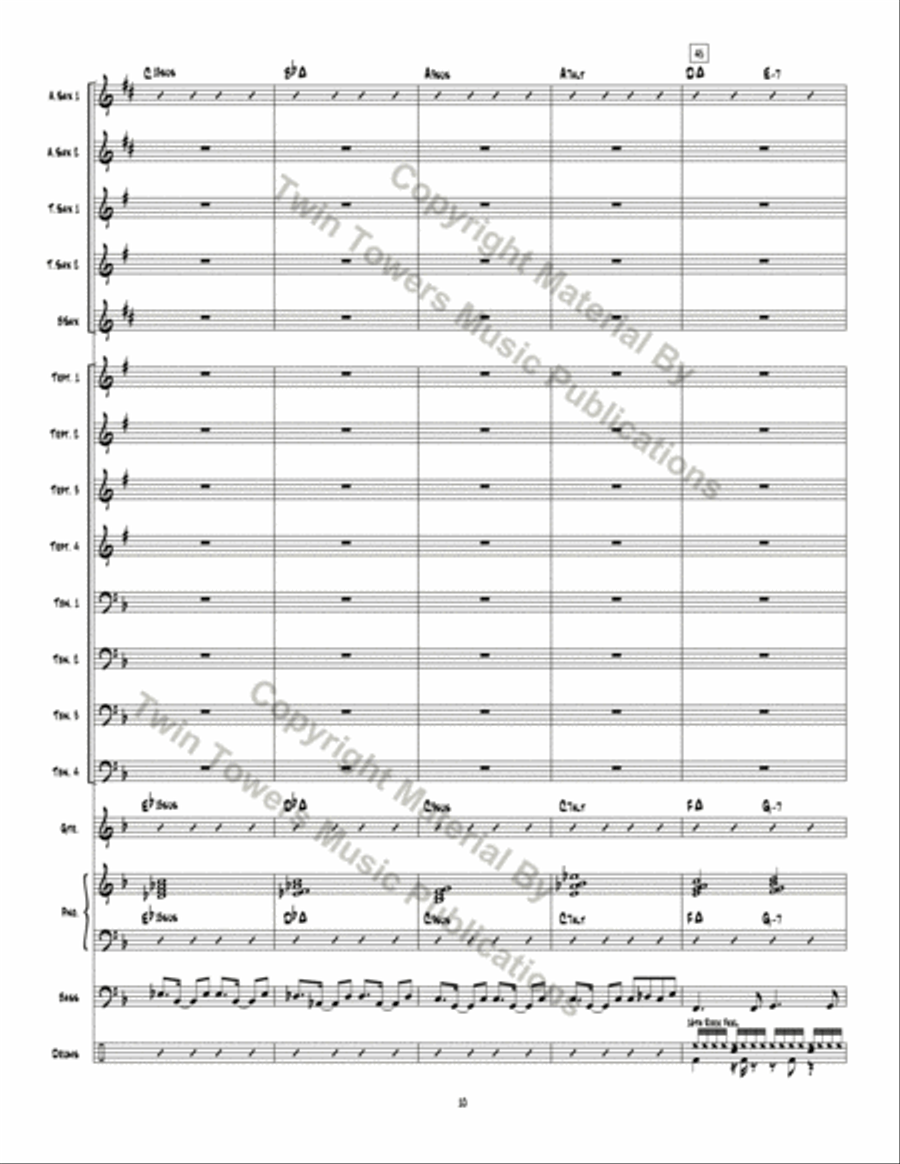 Rock Modern Ode Jazz Ensemble scores gallery preview page 11