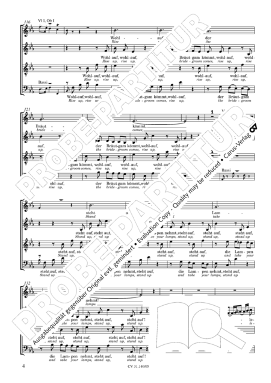 Wake, o wake and hear the voices STB scores gallery preview page 5