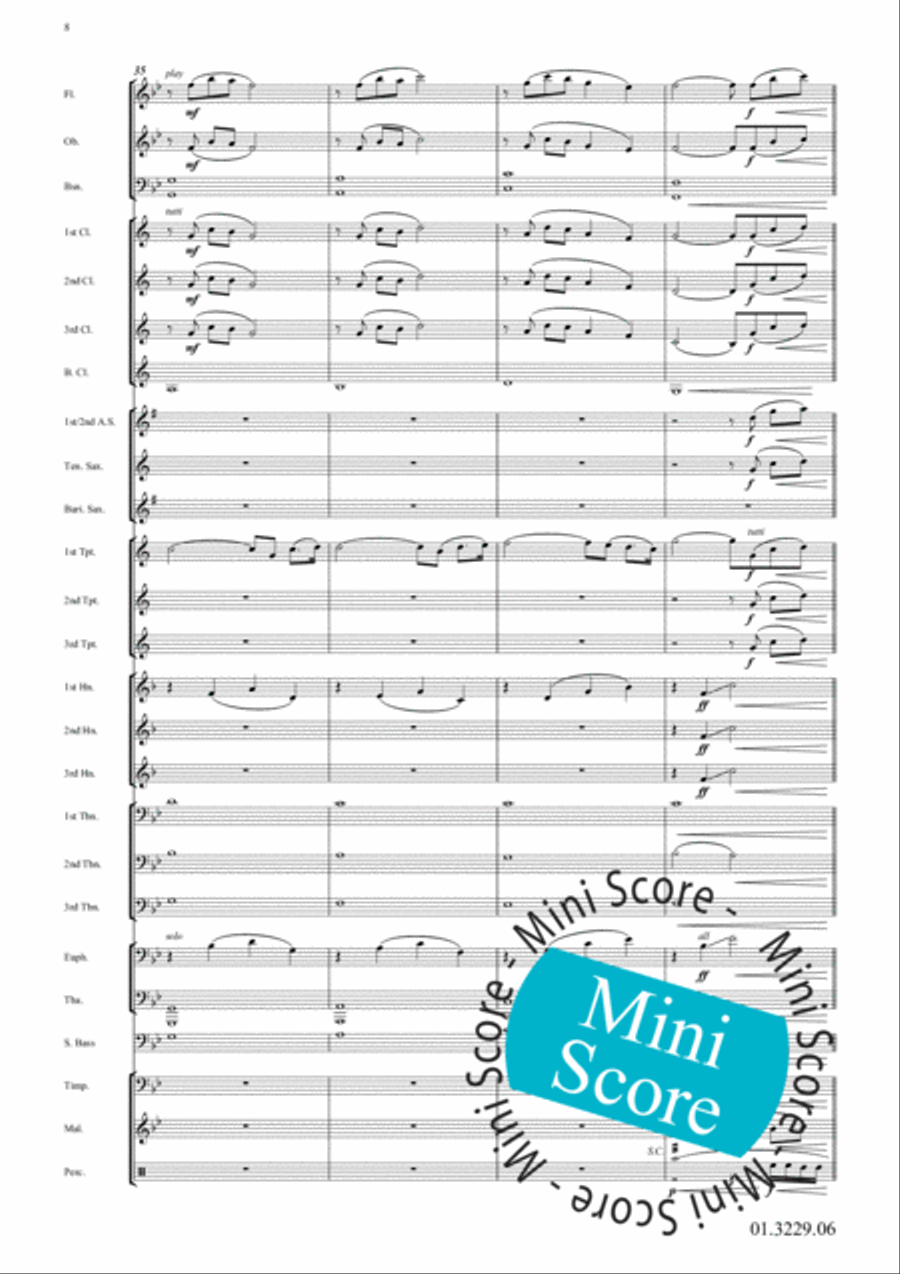 A Little Love Song Concert Band scores gallery preview page 12
