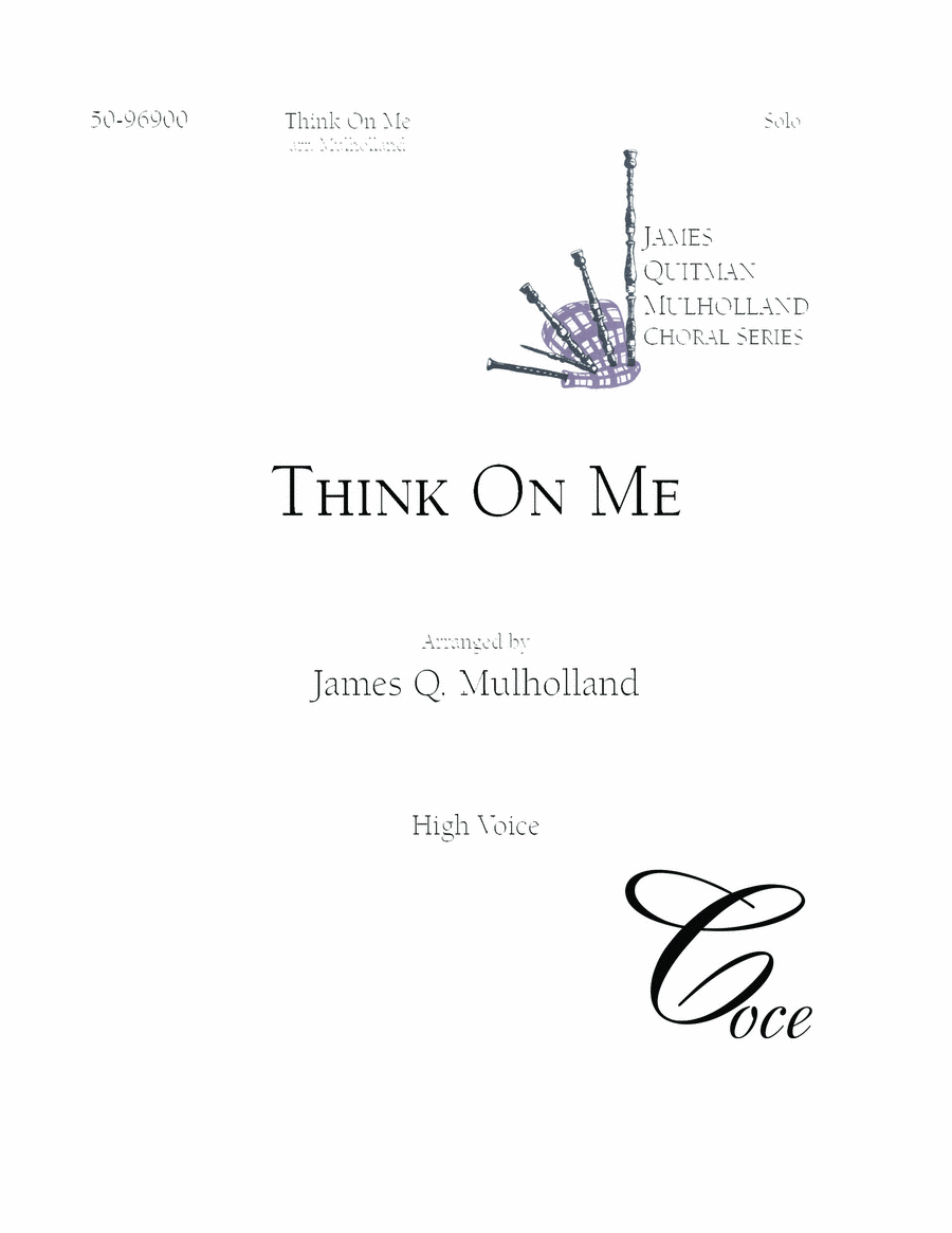 Think On Me High Voice scores gallery preview page 1