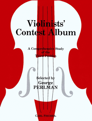Book cover for Violinists' Contest Album
