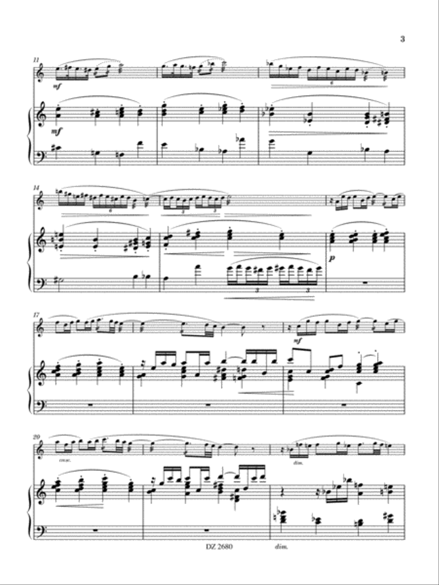 Pièce Piano Accompaniment scores gallery preview page 3