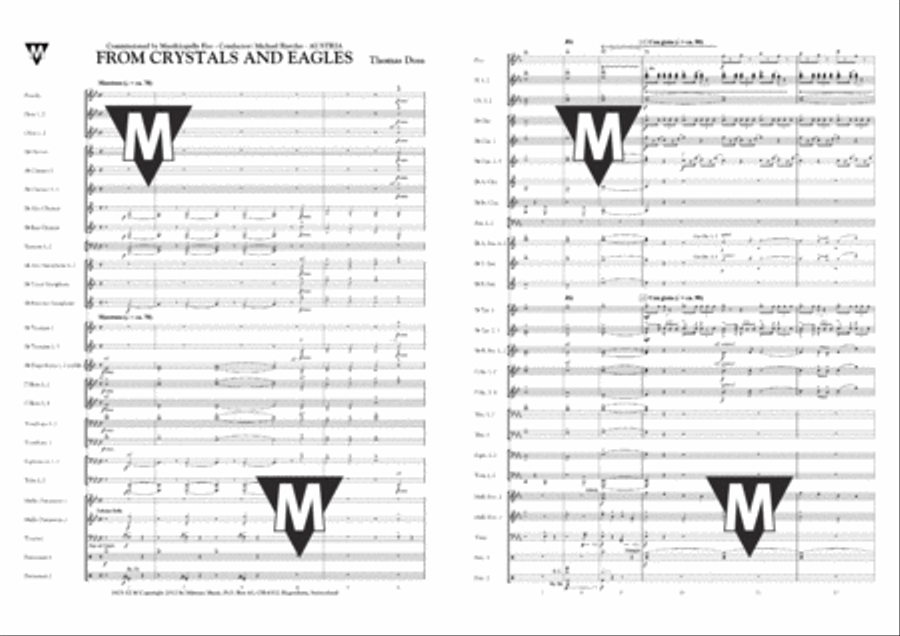 From Crystals and Eagles From Crystals and Eagles Concert Band scores gallery preview page 2