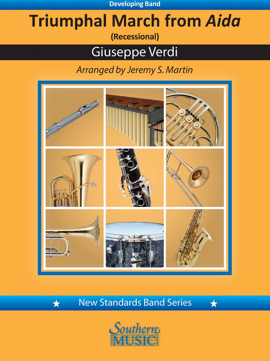 Triumphal March from Aida Concert Band scores gallery preview page 1