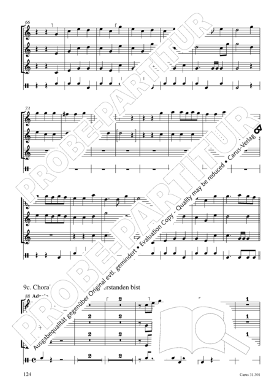 Bach for Brass 1: Cantatas I Voice scores gallery preview page 133