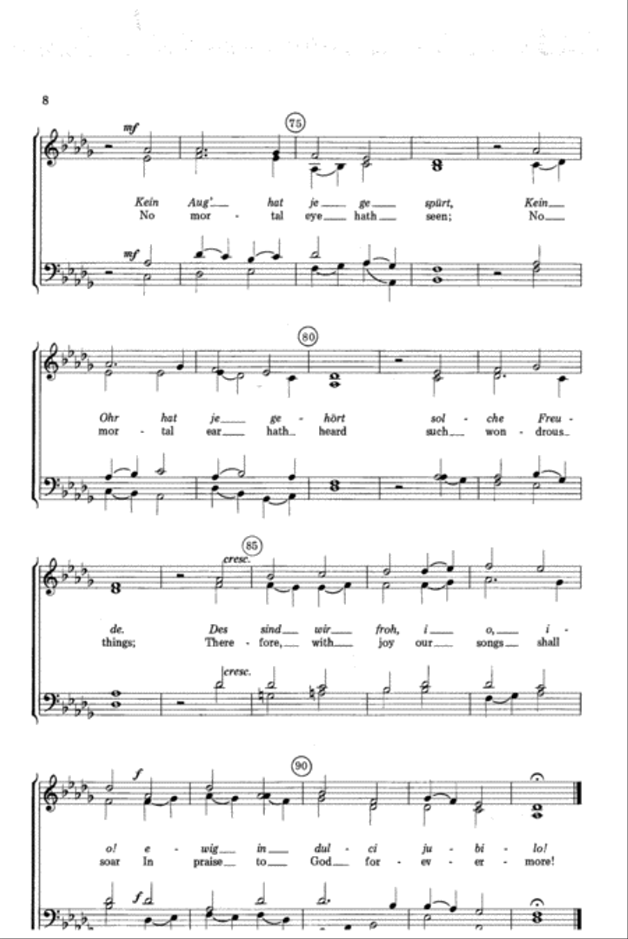 Wachet Auf (Sleepers Awake) 4-Part scores gallery preview page 4