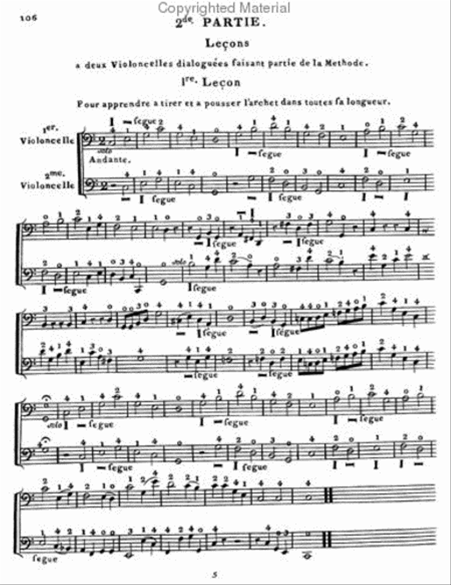 Methods & Treatises Cello - Volume 1 - France 1800-1860 Cello scores gallery preview page 4