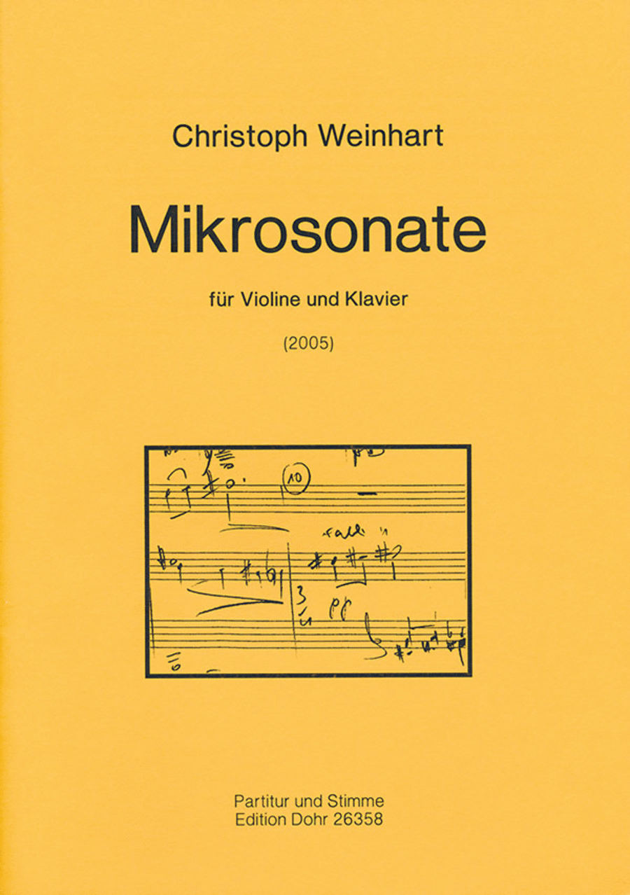 Mikrosonate für Violine und Klavier (2005)