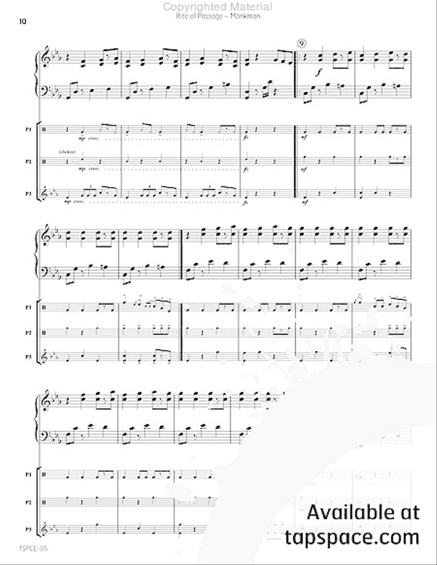 Rite of Passage Rite of Passage Percussion Ensemble scores gallery preview page 13