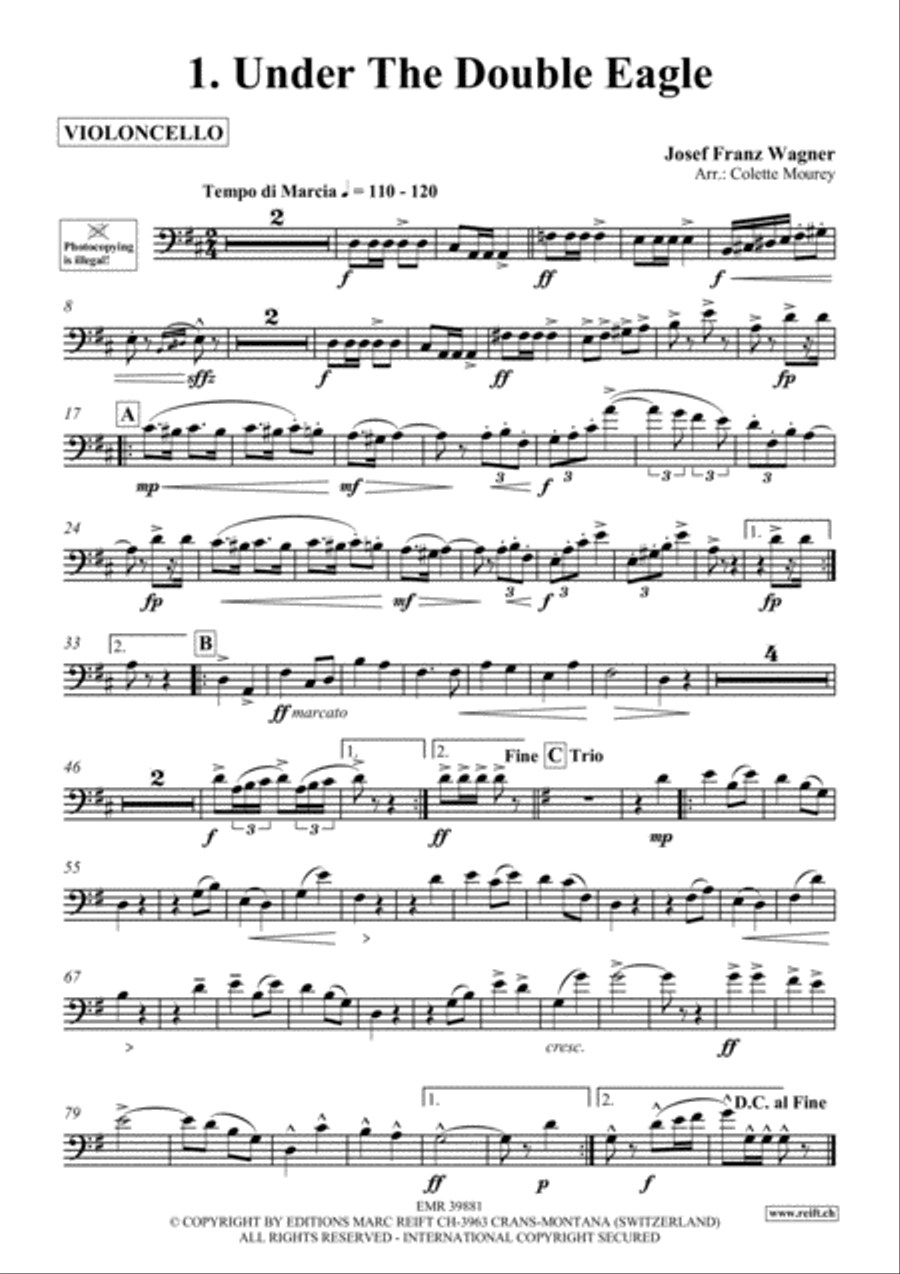 10 Greatest Famous Marches Piano Accompaniment scores gallery preview page 2