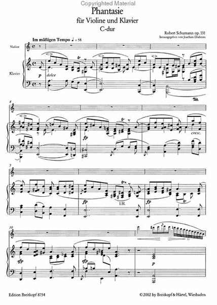 Fantasy in C major Op. 131
