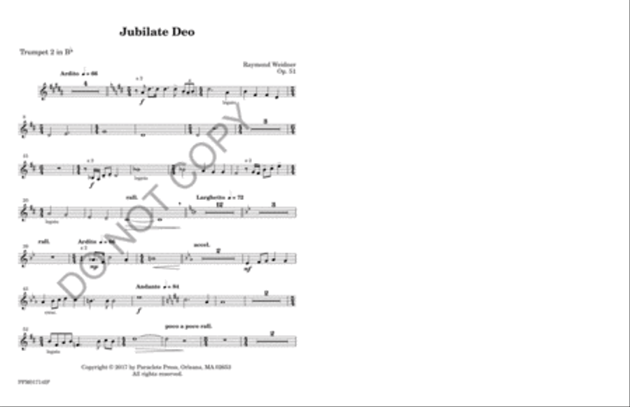 Jubilate Deo Jubilate Deo Trombone scores gallery preview page 8