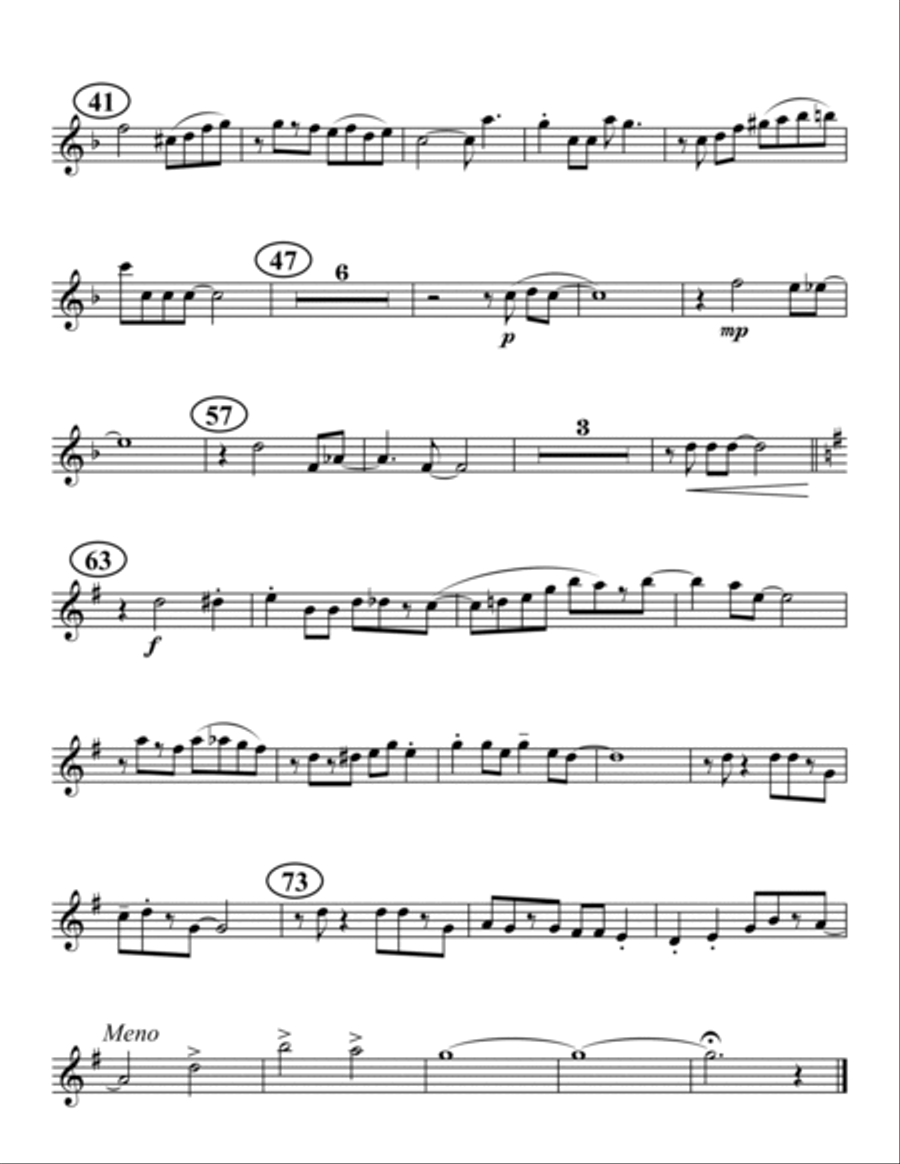 Just a Closer Walk With Thee Horn scores gallery preview page 5