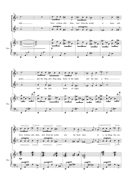 A Faery Song Choir - Digital Sheet Music