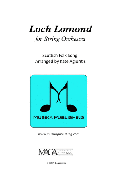 Loch Lomond - for String Orchestra image number null