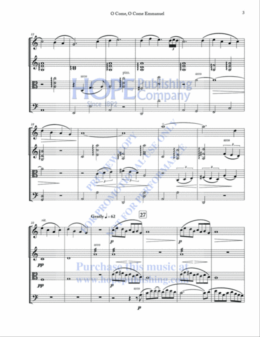A String Quartet Christmas Vol 2 String Quartet scores gallery preview page 6