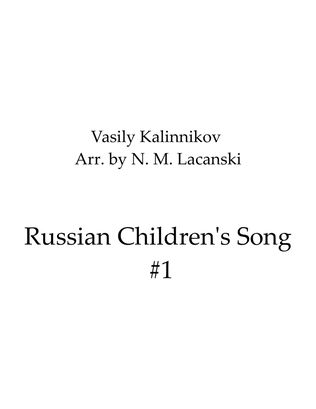 Book cover for Russian Children's Song #1