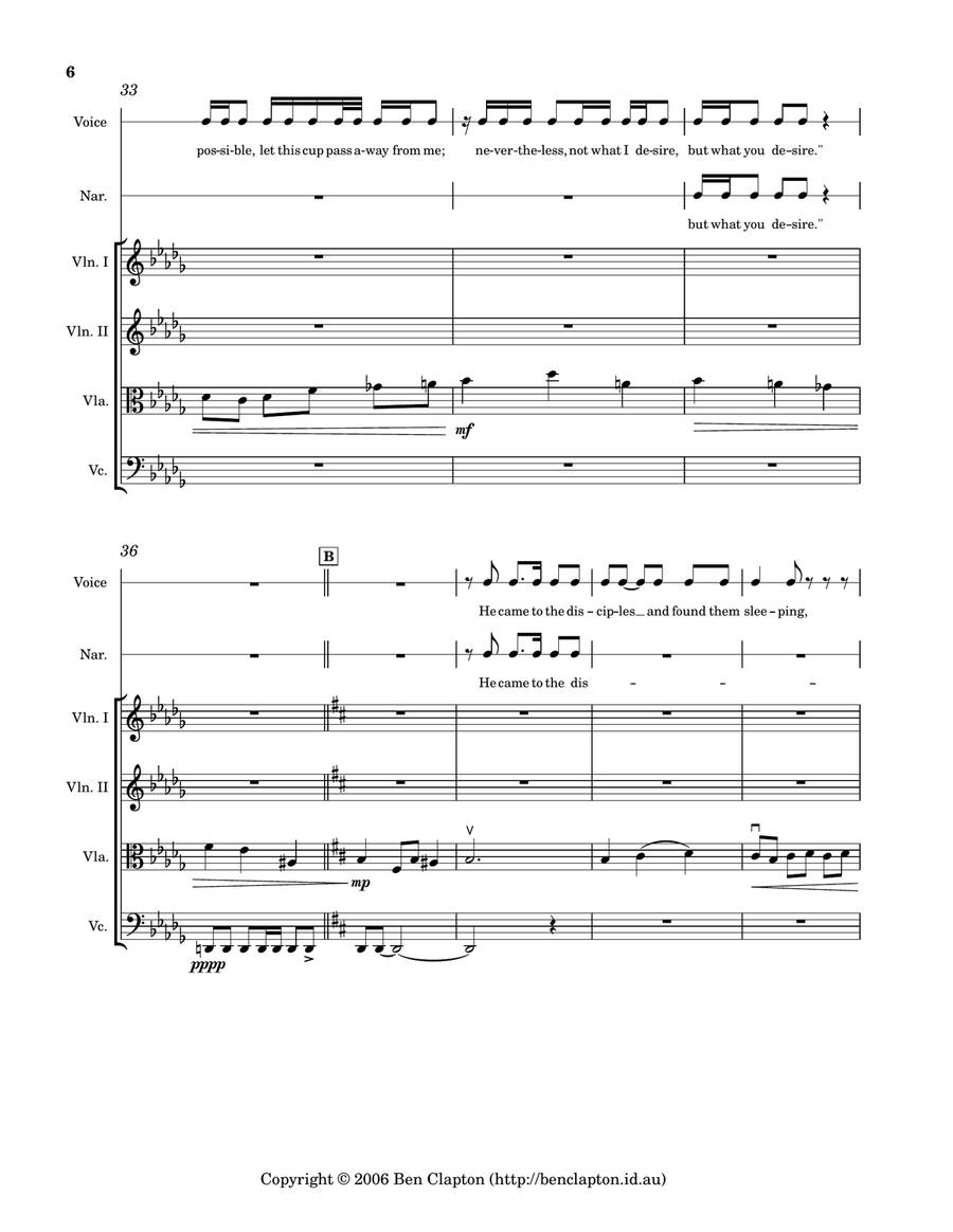 Stations of the Cross String Quartet scores gallery preview page 6