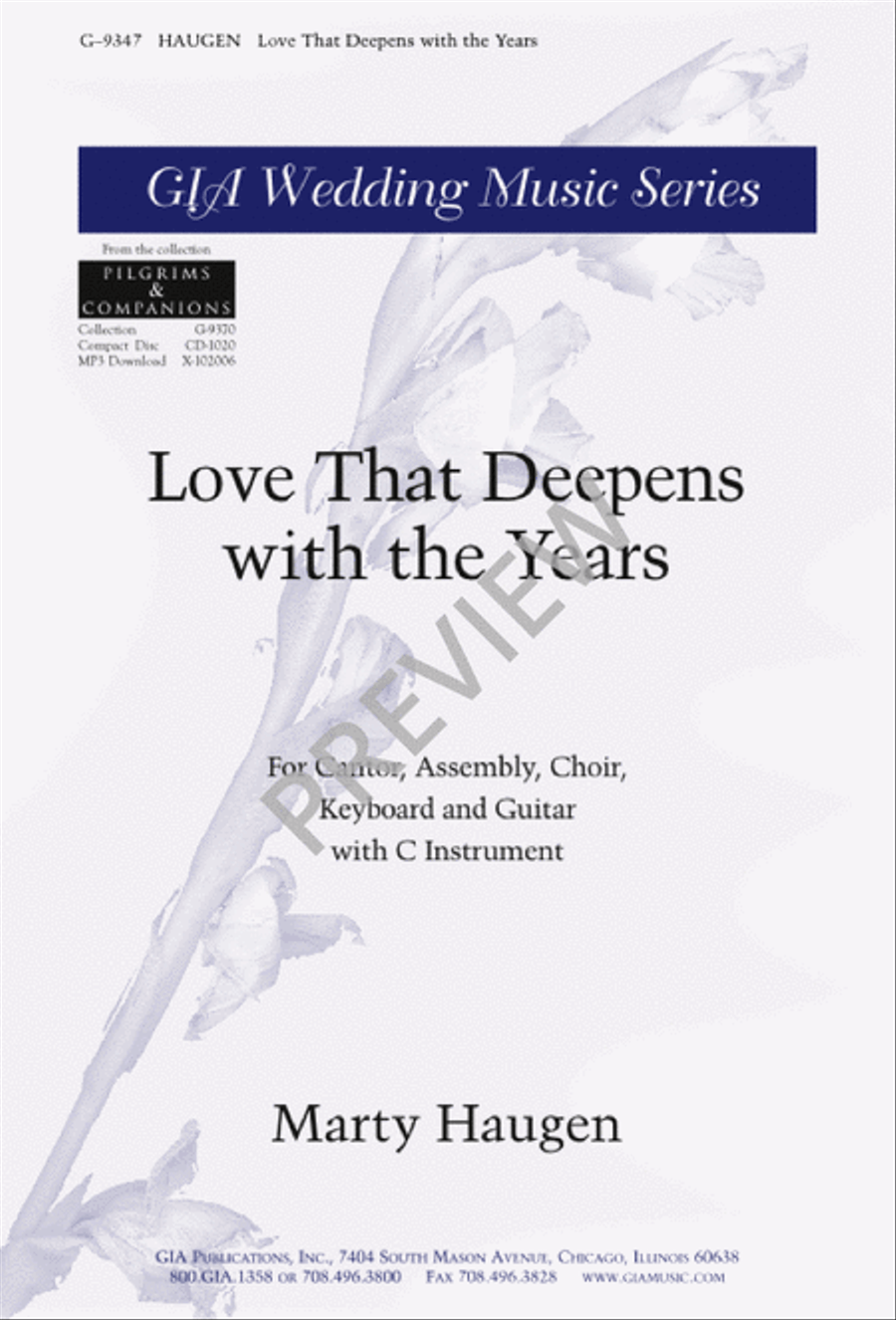 Love That Deepens with the Years - SAB edition 3-Part scores gallery preview page 2