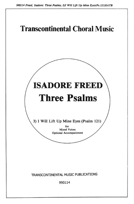 Psalm 121: I Will Lift Up Mine Eyes (from Three Psalms)