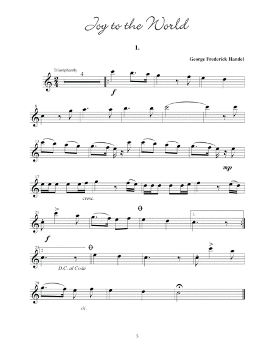 My Very Best Christmas, Flute and Oboe Edition Flute scores gallery preview page 6