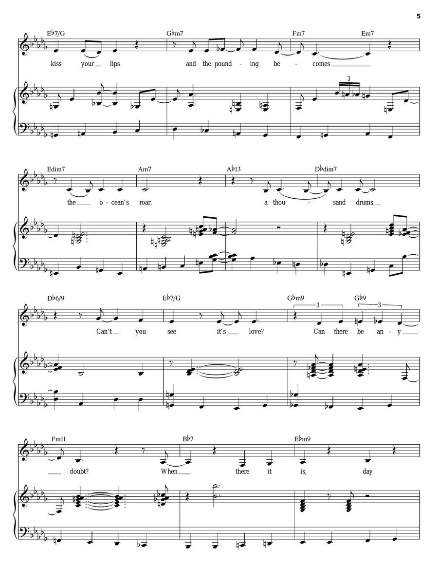 Day In, Day Out Piano, Vocal scores gallery preview page 5