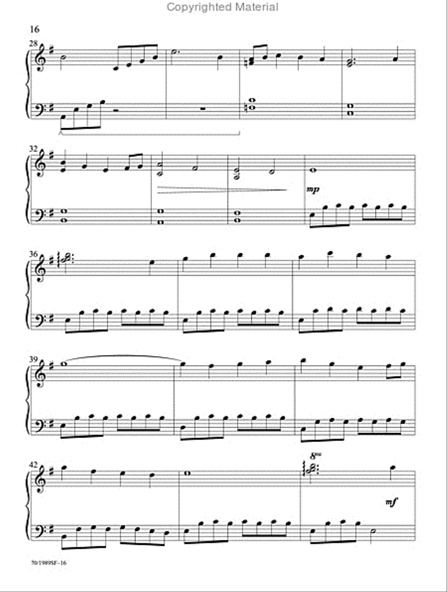 A Fireside Christmas Piano Solo scores gallery preview page 13