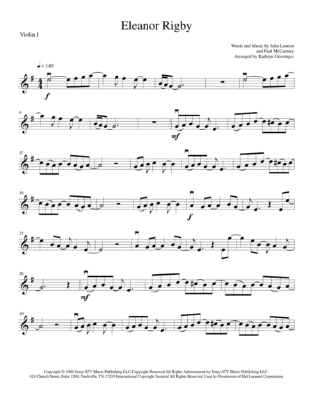 Eleanor Rigby - String Quartet